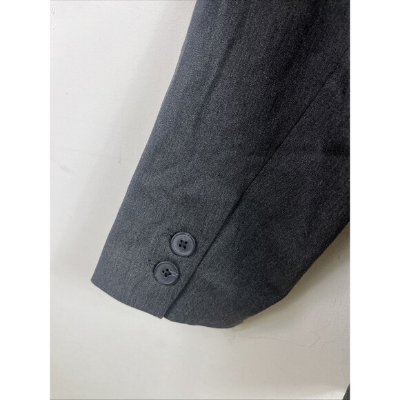 Old Navy Women's Relaxed Gray Blazer Jacket XL Regular Fit Classic Style NWT - Picture 6 of 10